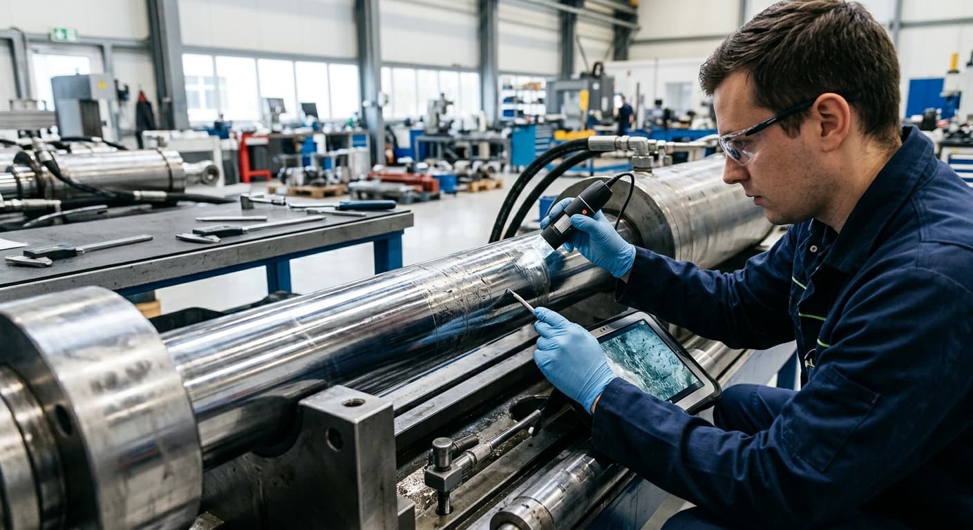 Diagnostyka i mechanizmy zużycia powłok chromowych w hydraulice siłowej