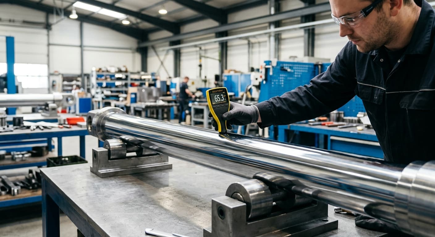 Diagnostyka i metody kontroli jakości powłok chromowych w hydraulice