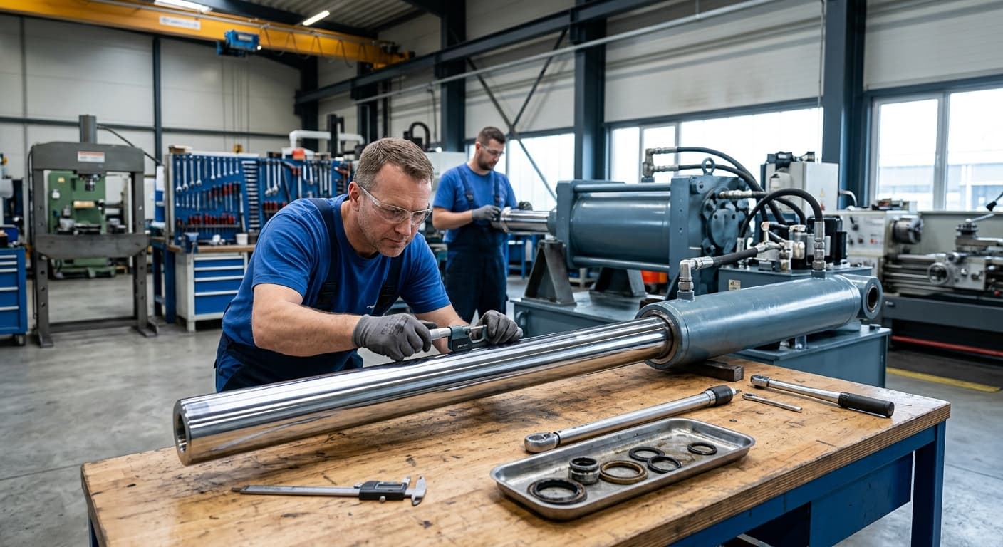 Diagnostyka i wydłużanie trwałości tłoczysk: Synergia materiałów Cromax i usług HP-Hydraulika