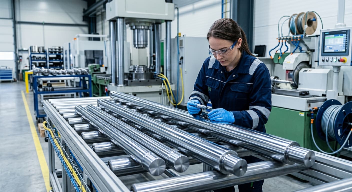 Dobór materiałowy tłoczysk: Mechanika i odporność w ujęciu technologii Cromax