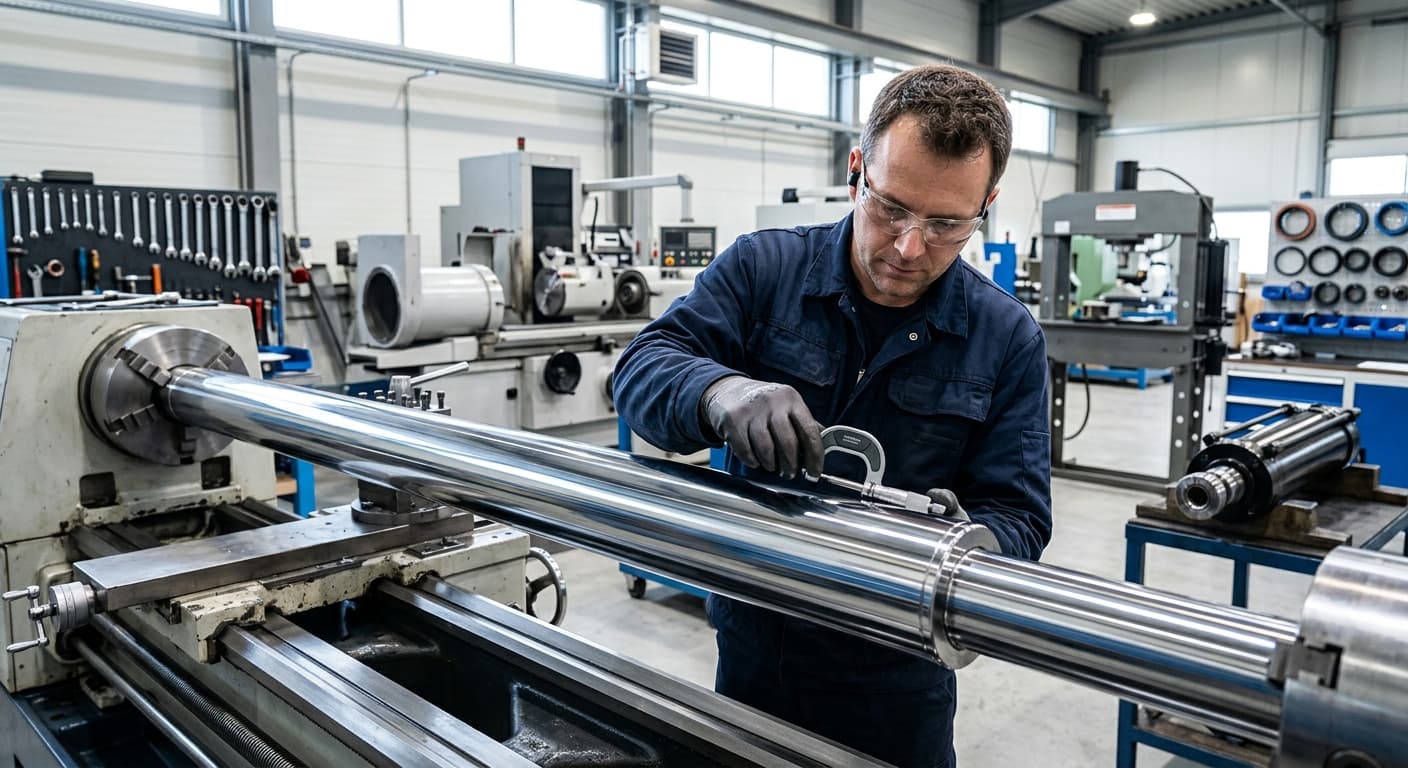 Ekonomika i technologia regeneracji tłoczysk chromowanych w hydraulice