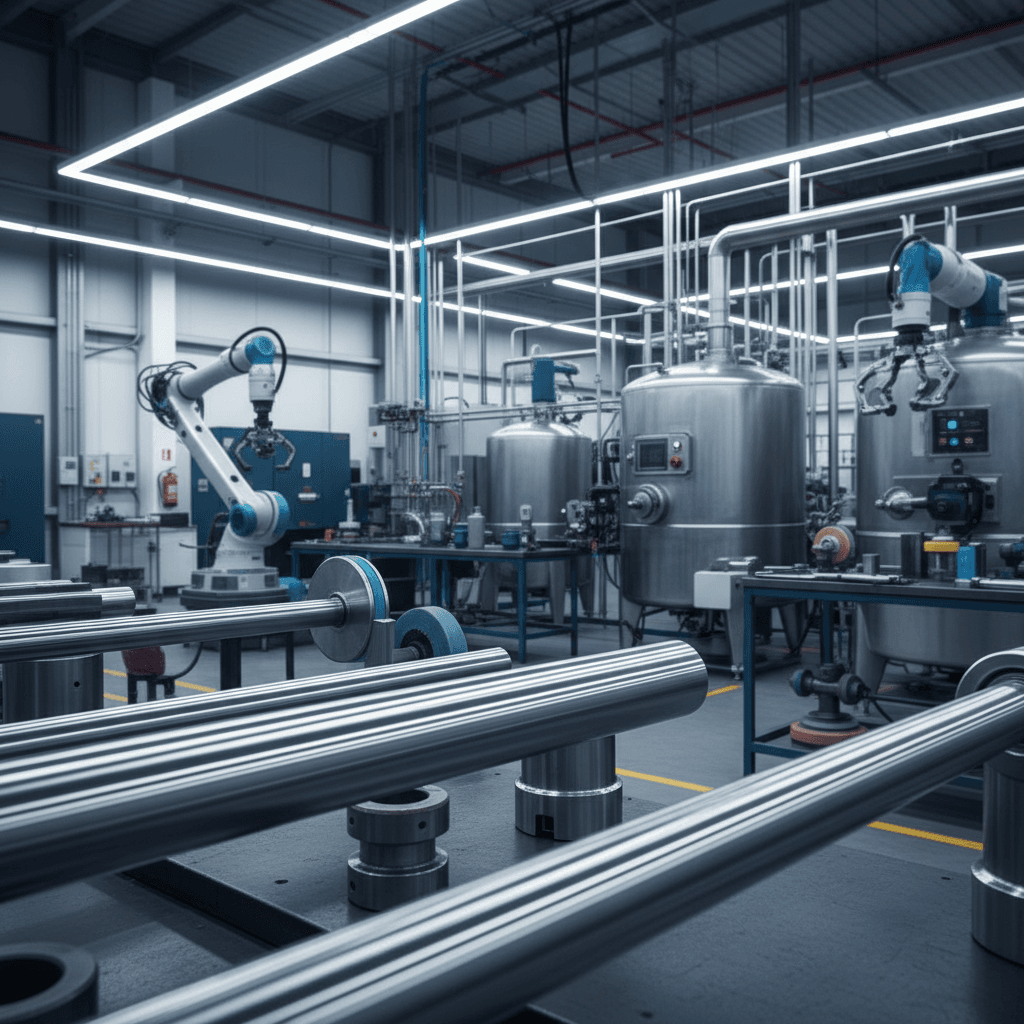 Fundament Trwałości: Materiały Bazowe i Przygotowanie w Chromowaniu Twardym