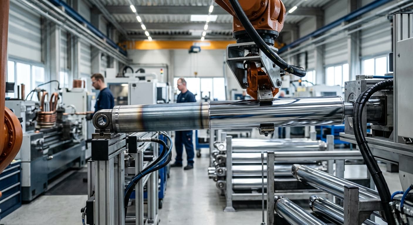 Hartowanie indukcyjne a chromowanie twarde: Synergia procesów w produkcji tłoczysk