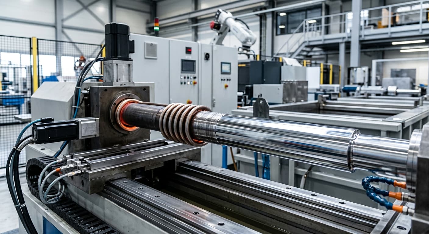 Hartowanie indukcyjne i chromowanie: Synergia warstw w budowie tłoczysk