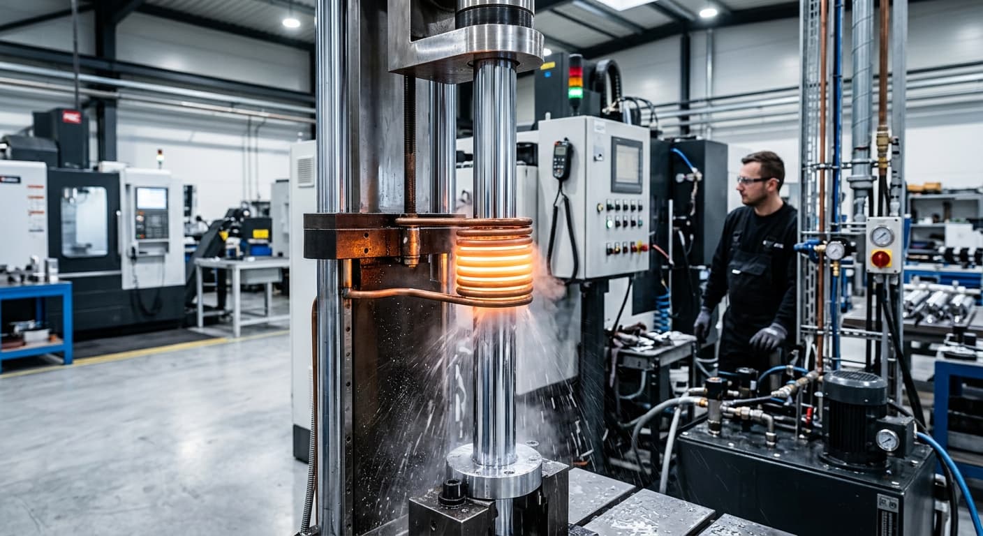 Hartowanie indukcyjne i chromowanie twarde w produkcji tłoczysk