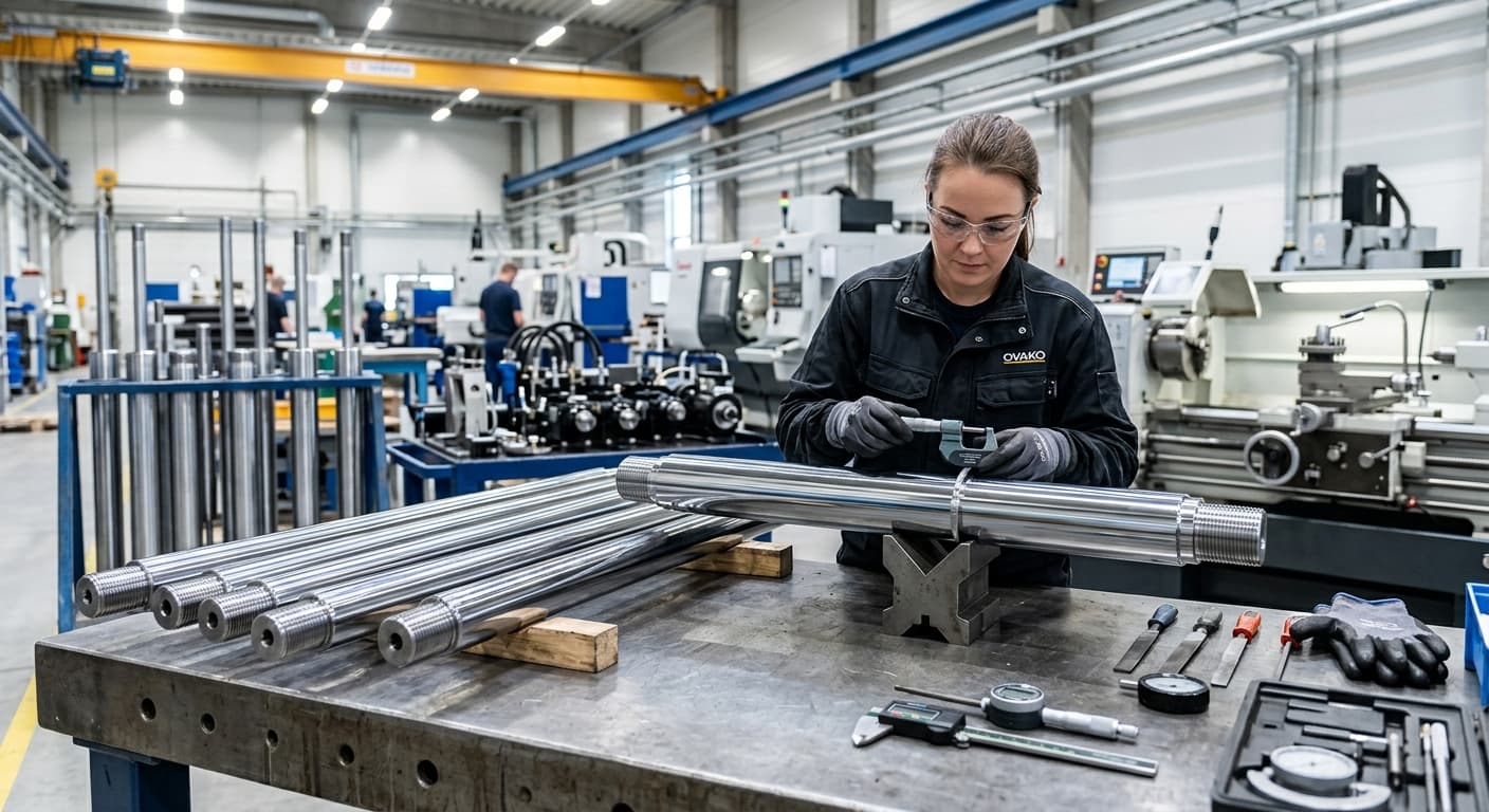 Inżynieria materiałowa tłoczysk Cromax: Gatunki stali i powłoki