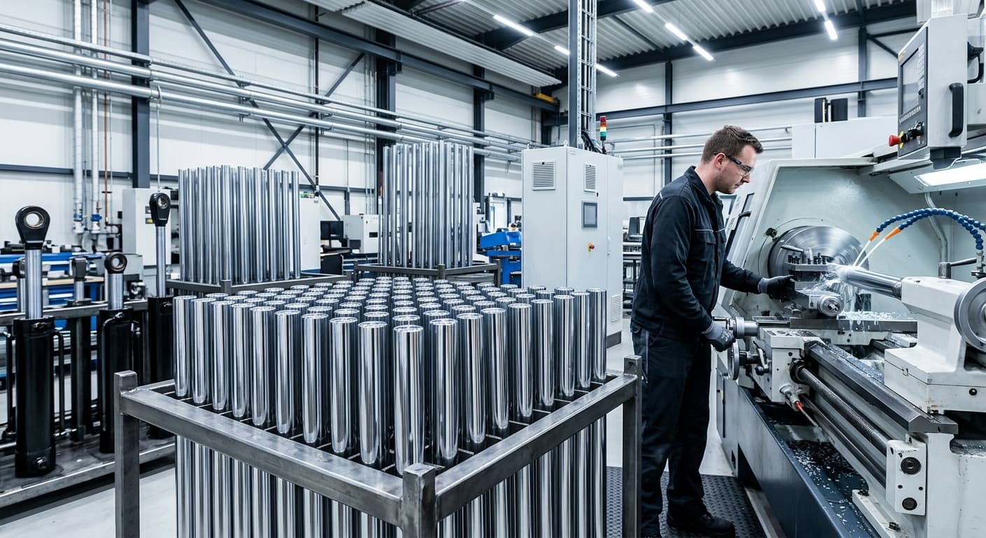 Inżynieria materiałowa w hydraulice: Pręty Cromax jako fundament niezawodnych siłowników