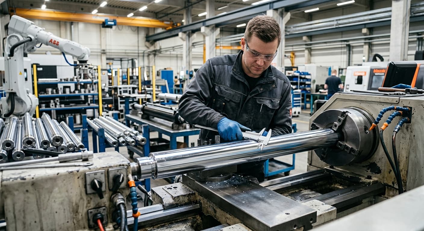 Metalurgia i technologia powierzchni w nowoczesnej hydraulice: Przewodnik po gatunkach stali i systemach ochronnych Cromax