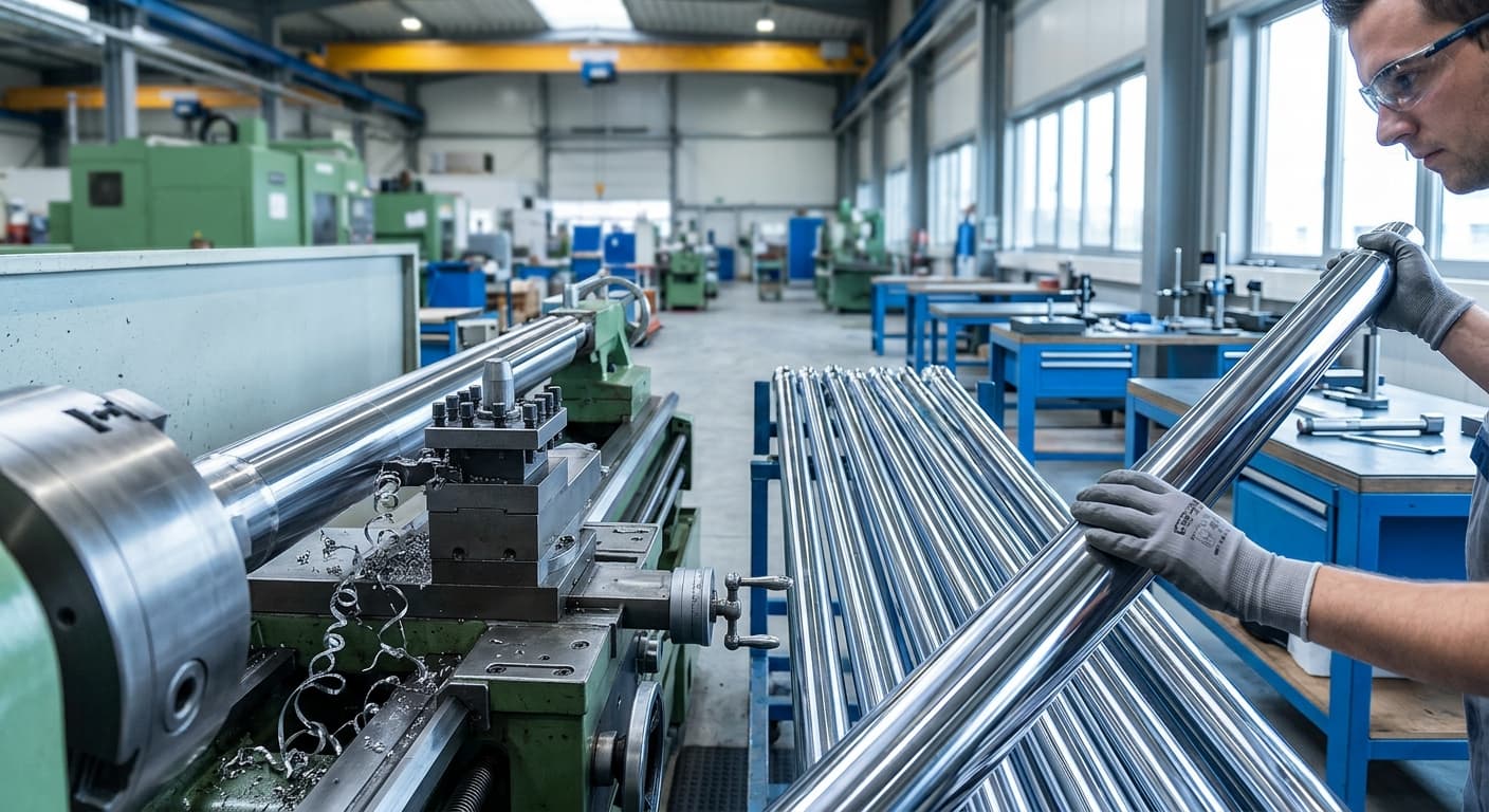 Metalurgia stali i przygotowanie podłoża w produkcji tłoczysk Cromax