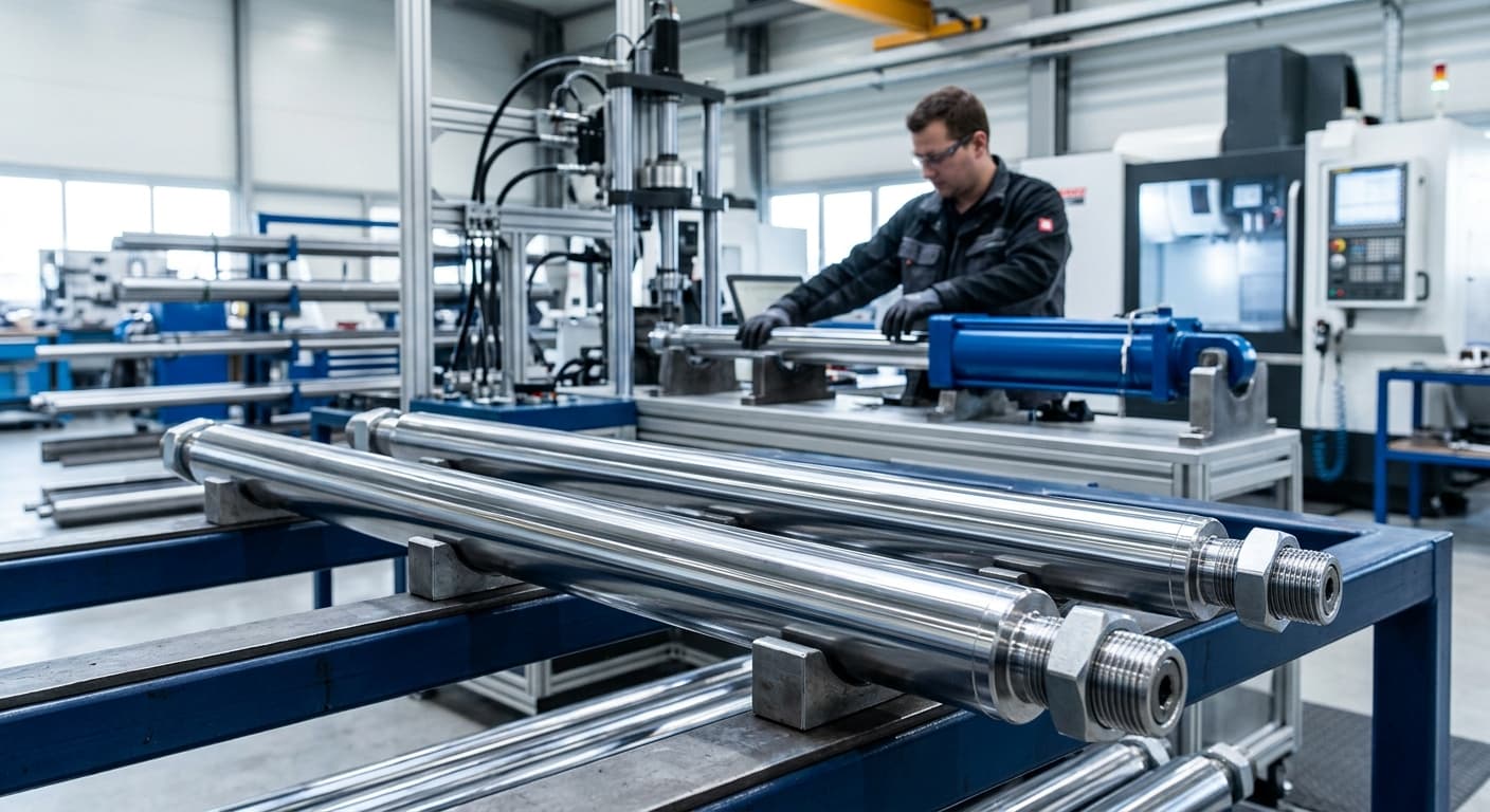 Niezawodność mechaniczna tłoczysk: Analiza stali i powłok Cromax