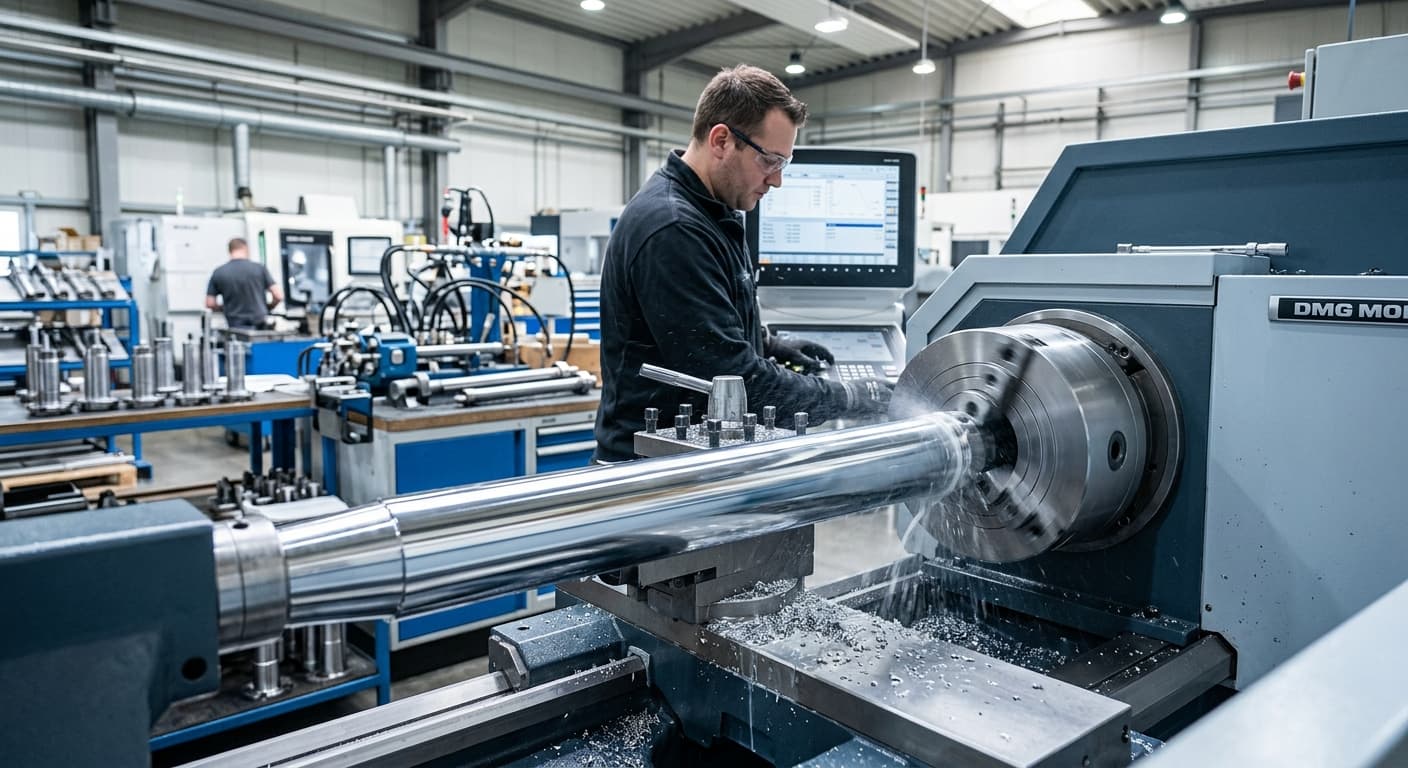 Obróbka i montaż prętów Cromax: Przewodnik technologiczny dla producentów siłowników