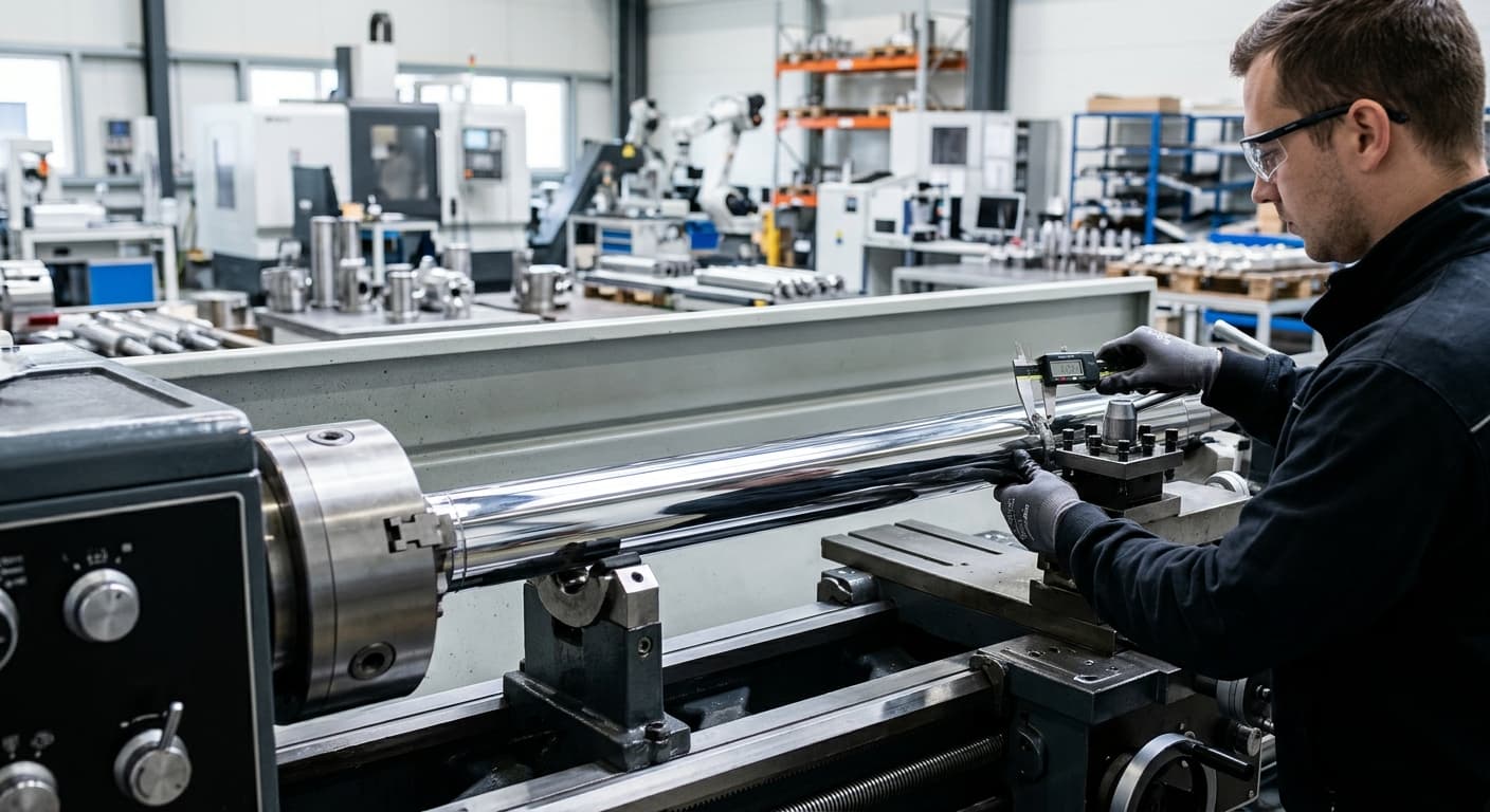 Precyzja i standardy techniczne w produkcji tłoczysk: Rola prętów Cromax i NiKrom