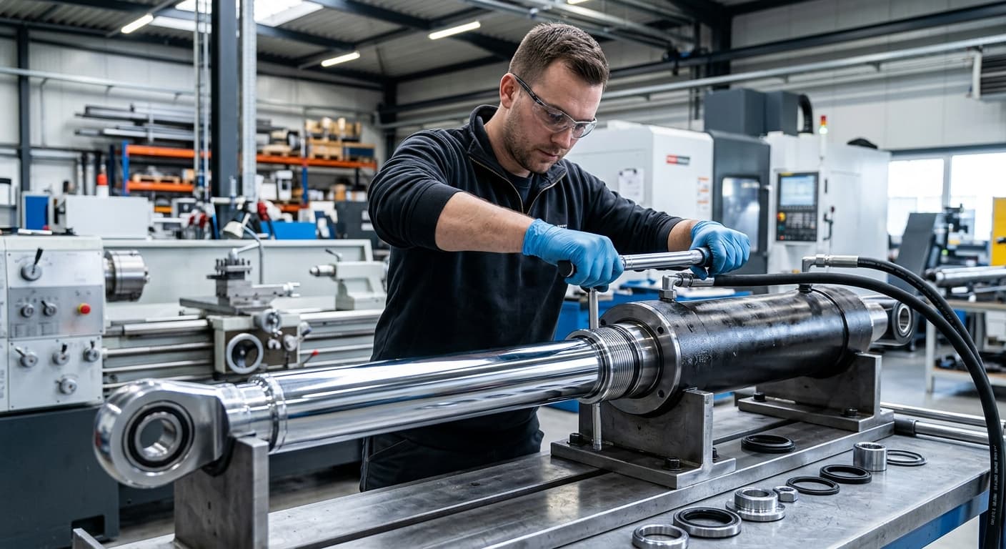 Precyzyjna obróbka i montaż tłoczysk chromowanych: Standardy techniczne