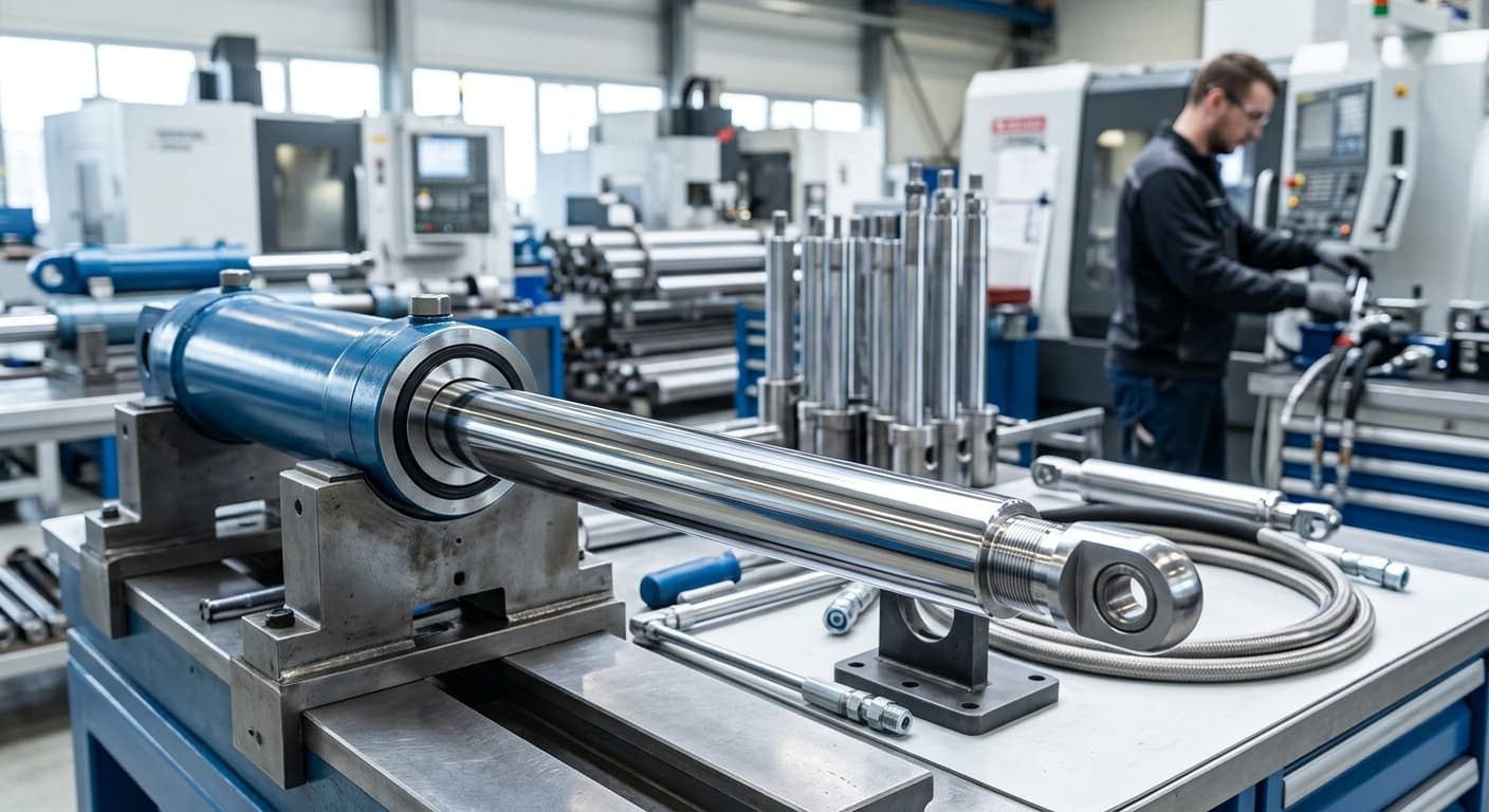 Projektowanie siłowników: Dobór prętów chromowanych do warunków pracy