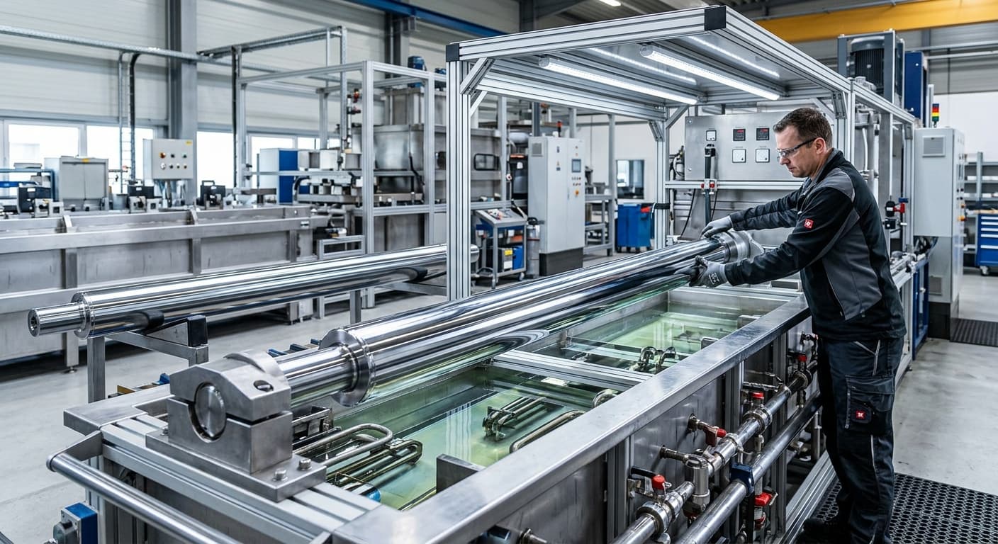 Regeneracja tłoczysk hydraulicznych: Standardy technologiczne i procesy przywracania parametrów pierwotnych