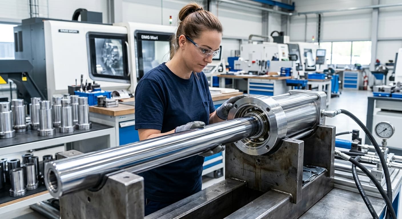 Standardy obróbki i montażu tłoczysk: Klucz do trwałości hydrauliki