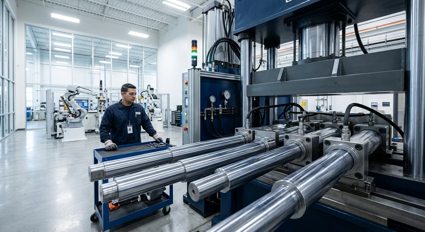 Synergia geometrii i metalurgii: Jak precyzja tłoczysk Cromax definiuje standardy hydrauliki