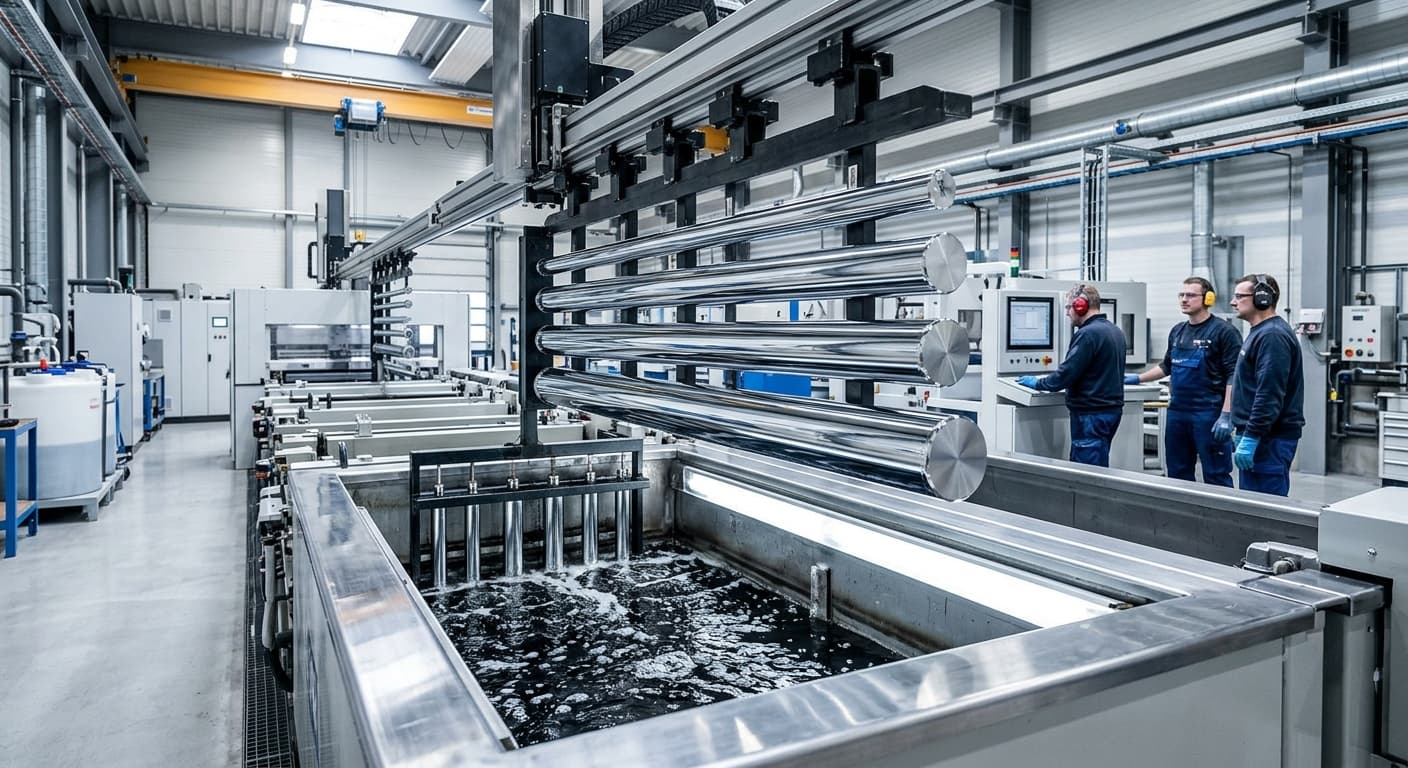 Technologia chromowania twardego: Proces, mikrostruktura i innowacje Ovako Cromax