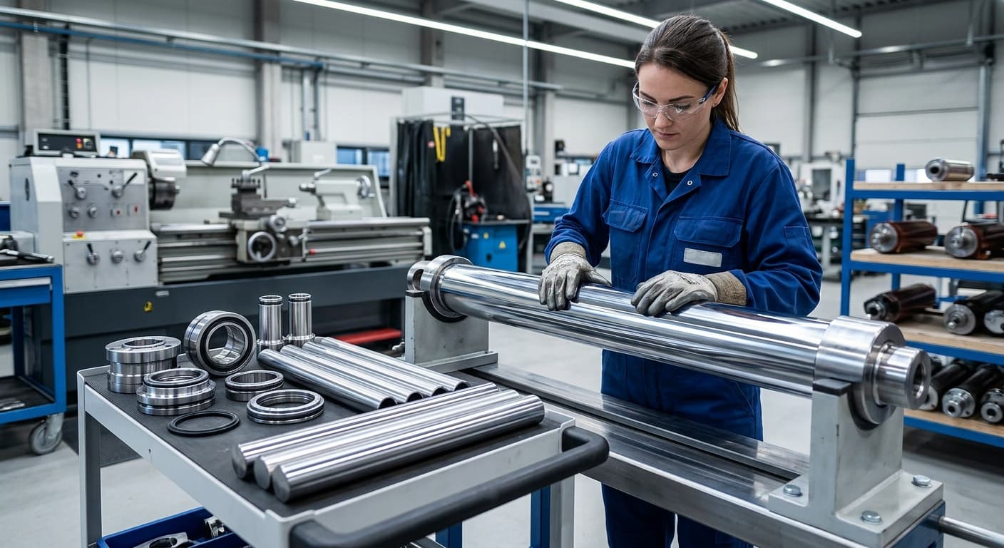Technologia profesjonalnej regeneracji siłowników hydraulicznych
