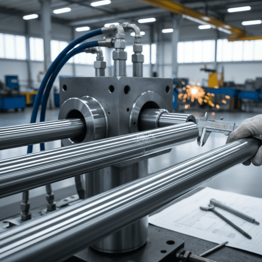 Trwałość Tłoczysk: Rozwiązywanie Problemów Eksploatacyjnych Powłok Chromowych