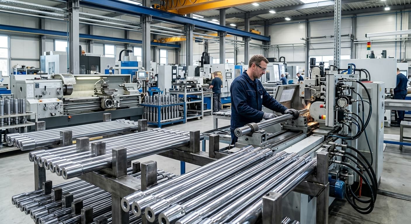Wybór stali i inżynieria powłok w projektowaniu tłoczysk: Kompleksowy przewodnik po standardach Ovako Cromax