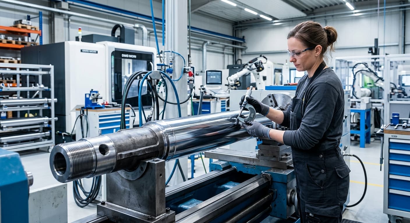 Zaawansowana inżynieria materiałowa w serwisie i produkcji tłoczysk hydraulicznych