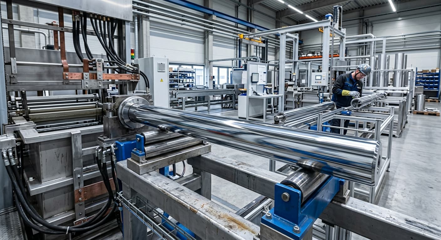 Zaawansowane chromowanie techniczne: Od metalurgii po gotowe tłoczysko