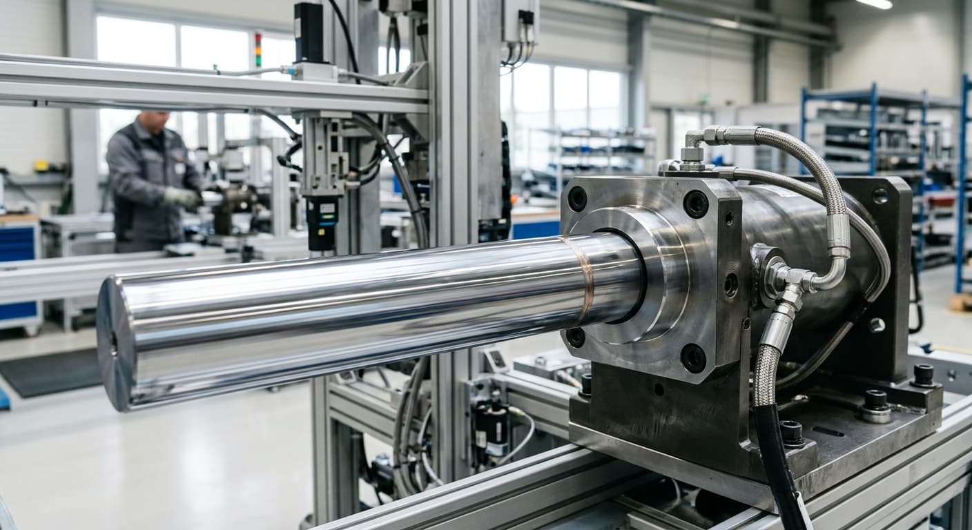 Zaawansowane parametry metalurgiczne i eksploatacyjne tłoczysk chromowanych